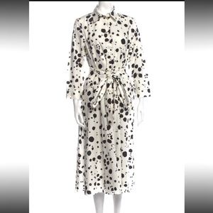 Carolina Herrera polka dot long dress FREE SHIPPING